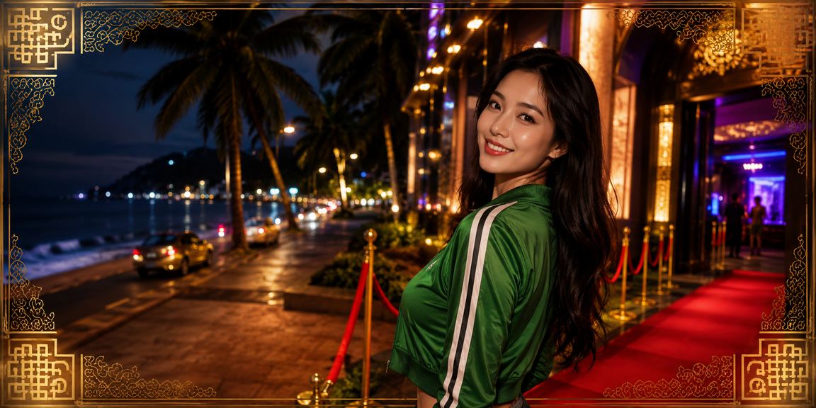 Người chơi cá cược trực tuyến tại khu vực biển Mũi Né dưới nắng chiều